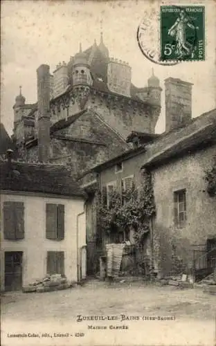 Ak Luxeuil les Bains Haute Saône, Maison Carrée