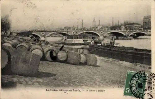 Ak Paris XII Reuilly, Seine nach Bercy