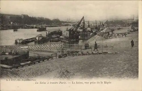 Ak Paris XII Reuilly, Seine, Blick vom Rapee aus