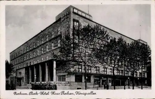 Ak Bochum im Ruhrgebiet, Park-Hotel Haus Rechen, Königsallee