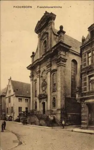 Ak Paderborn in Westfalen, Franziskanerkirche
