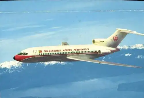 Ak Portugiesisches Passagierflugzeug, Boeing 727, TAP