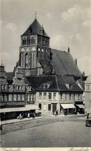 Ak Hansestadt Greifswald, Marienkirche