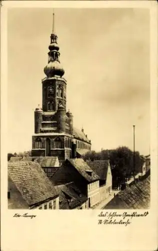Ak Greifswald in Mecklenburg Vorpommern, Nikolaikirche