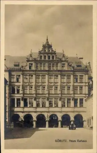 Ak Görlitz in der Lausitz, Neues Rathaus