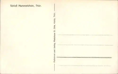 Ak Hummelshain in Thüringen, Schloss