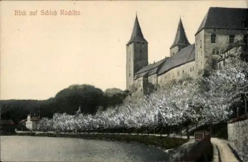 Ak Rochlitz an der Mulde Sachsen, Schloss