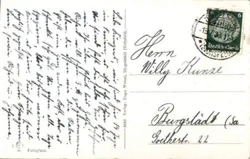 Ak Dingelstädt in Thüringen, Stadtpark, Teich, Ruderboote