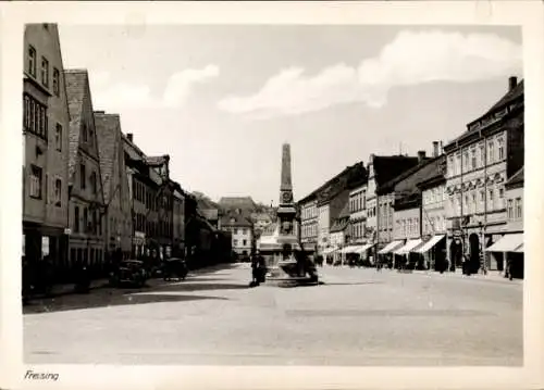 Ak Freising in Oberbayern, Marktplatz