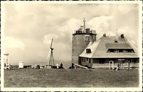 Ak Feldberg im Schwarzwald, Wetterstation