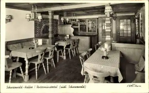 Ak Untermünstertal Münstertal, Schwarzwald Kaffee, Ottmar Reisch
