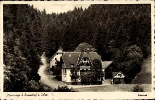 Ak Steinasäge Bonndorf im Schwarzwald, Gasthaus, Pension Steinasäge