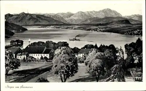 Ak Stegen Inning am Ammersee, Panorama