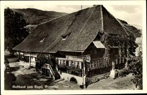 Ak Glottertal Baden Württemberg, Gasthaus zum Engel