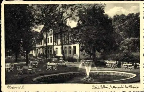 Ak Rheine in Westfalen, Städtisches Solbad Gottesgabe