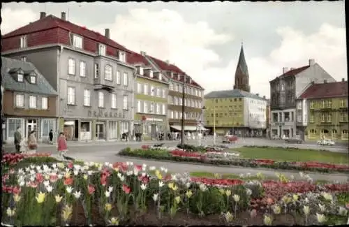 Ak Castrop Rauxel, Münsterplatz, Geschäft Dröghoff Möbel, Passanten