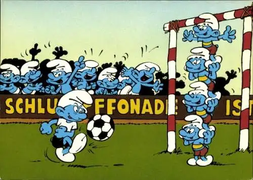 Ak Die Schlümpfe, Fußballspiel
