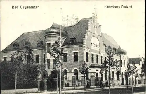 Ak Bad Oeynhausen in Westfalen, Kaiserliches Postamt