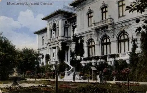 Ak București Bukarest Rumänien, Palatul Cotroceni