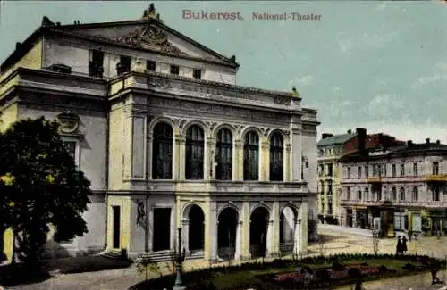 Ak București Bukarest Rumänien, Nationaltheater