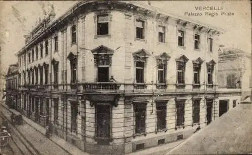 Ak Vercelli Piemonte Italien, Palazzo Regie Poste