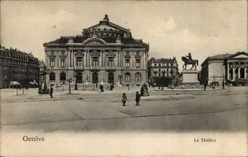 Ak Genève Genf Schweiz, Theater