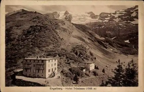 Ak Engelberg Kanton Obwalden Schweiz, Hotel Trüebsee