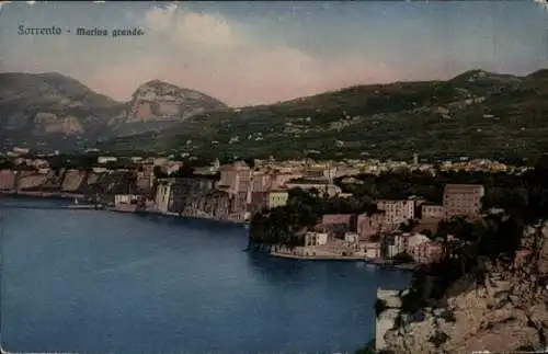 Ak Sorrento Campania, Gesamtansicht