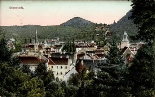 Ak Brașov Brassó Kronstadt Rumänien, Panorama