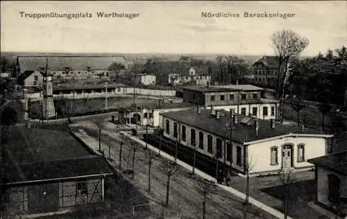 Ak Poznań Posen, Truppenübungsplatz, Nördliches Barackenlager