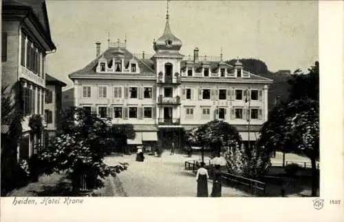 Ak Heiden Kanton Appenzell Außerrhoden, Hotel Krone