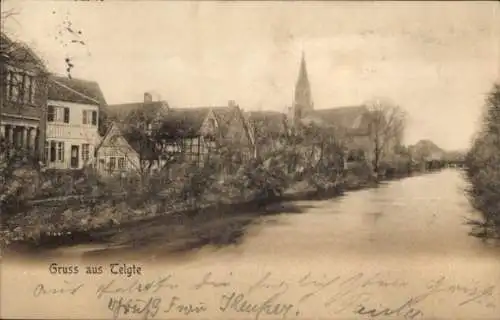 Ak Telgte in Westfalen, Teilansicht