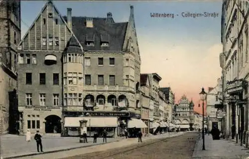 Ak Lutherstadt Wittenberg, Collegien-Straße