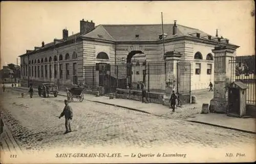 Ak Saint Germain en Laye Yvelines, Le Quartier de Luxembourg