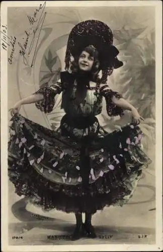 Ak Schauspielerin Mariette Sully, Portrait