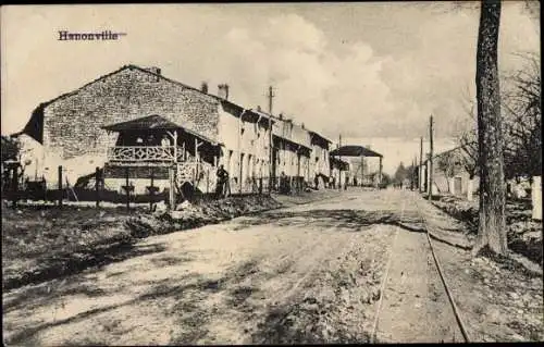 Ak Hanonville Meurthe et Moselle, Straßenpartie