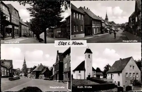 Ak Elze Kreis Hildesheim, Hauptstraße, Katholische Kirche