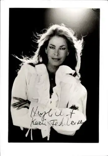 Ak Schauspieler Karin Feddersen, Portrait, Autogramm