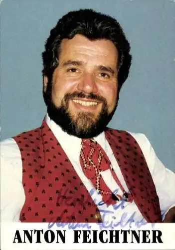Ak Schauspieler Anton Feichtner, Portrait, Autogramm