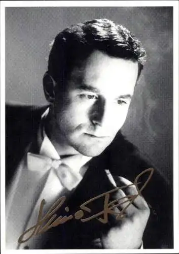 Ak Schauspieler Heino Ferch, Portrait, Autogramm, Comedian Harmonists, Zigarette