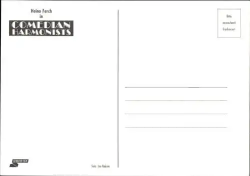 Ak Schauspieler Heino Ferch, Portrait, Autogramm, Comedian Harmonists, Zigarette