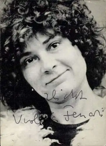 Ak Schauspielerin Fioletta Ferrari, Portrait, Autogramm