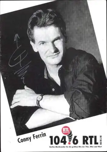 Ak Schauspieler Conny Ferrin, Portrait, Autogramm, 104.6 RTL