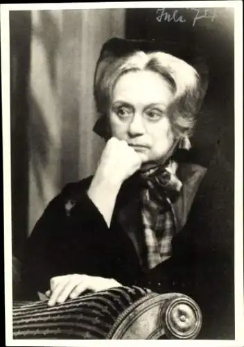Ak Schauspielerin Eva Fiebig, Portrait, Autogramm