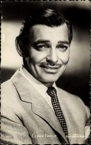 Ak Schauspieler Clark Gable, Portrait