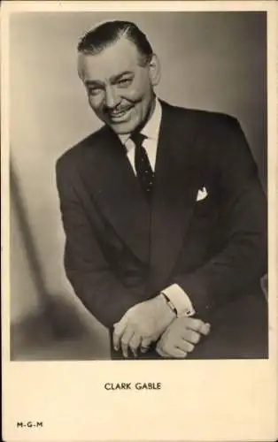 Ak Schauspieler Clark Gable, Portrait