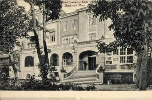 Ak Sassnitz auf Rügen, Hotel Geschwister Koch