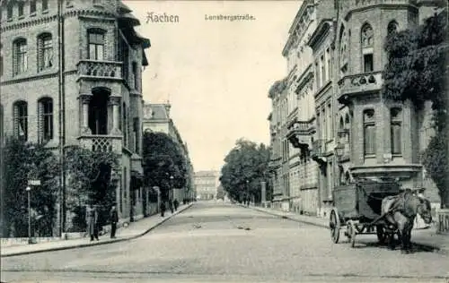 Ak Aachen in Nordrhein Westfalen, Lonsbergstraße