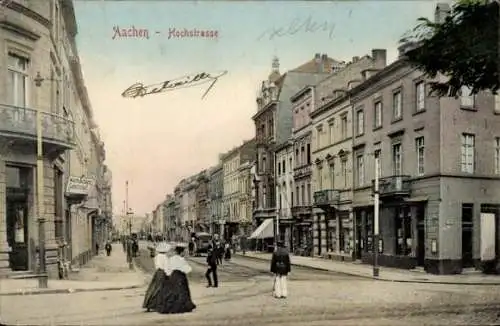 Ak Aachen, Hochstraße