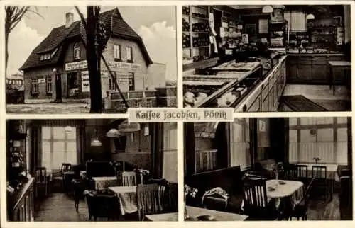 Ak Pönitz Scharbeutz in Ostholstein, Kaffee, Bäckerei Jacobsen